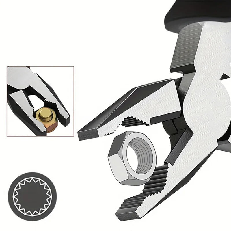 Steel Wire Pliers - Chrome Vanadium Clamping  Cutting Tool - ZOOMNSTORE