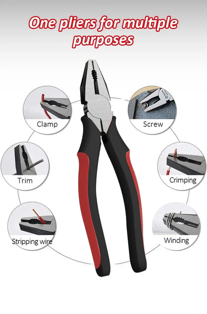 Steel Wire Pliers - Chrome Vanadium Clamping  Cutting Tool - ZOOMNSTORE