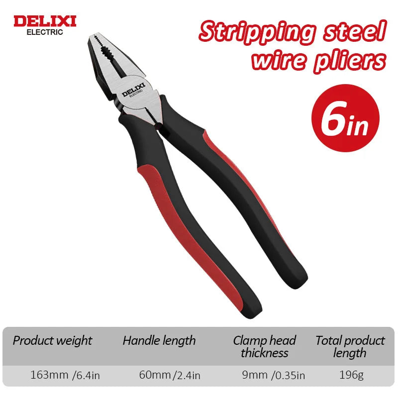 Steel Wire Pliers - Chrome Vanadium Clamping  Cutting Tool - ZOOMNSTORE