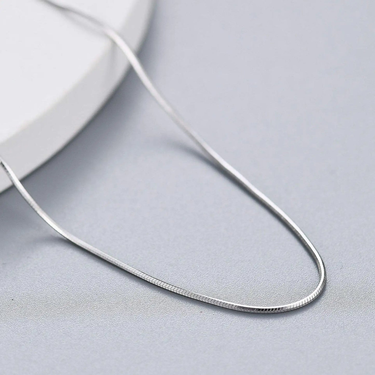 S925 Sterling Silver Hip Hop Chain Necklace - Custom Curb Cuban Satellite Box Snake Bone - ZOOMNSTORE