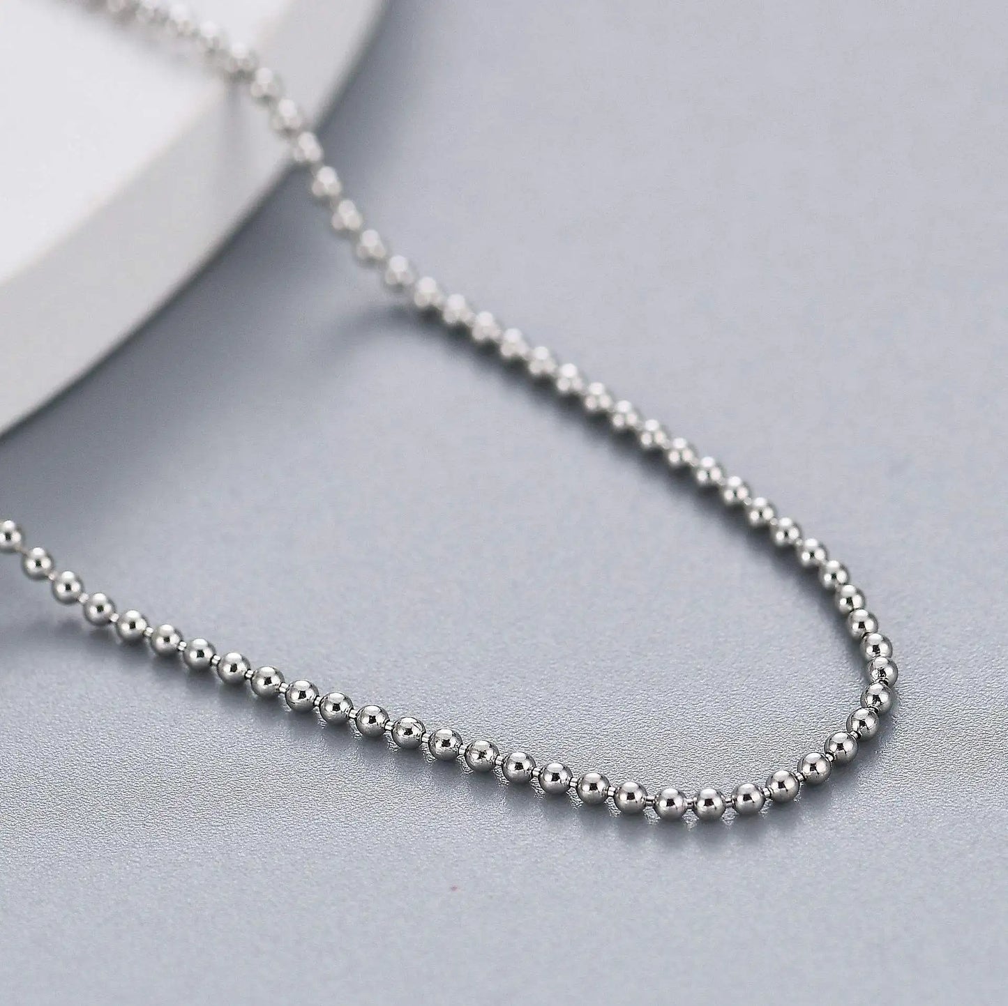 S925 Sterling Silver Hip Hop Chain Necklace - Custom Curb Cuban Satellite Box Snake Bone - ZOOMNSTORE