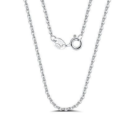 S925 Sterling Silver Hip Hop Chain Necklace - Custom Curb Cuban Satellite Box Snake Bone - ZOOMNSTORE