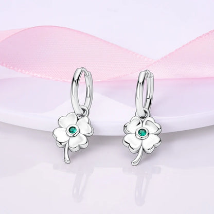 Sterling Silver Hoop Earrings – Zirconium Star Drop Style For Women’s Anniversary Jewelry Gift - ZOOMNSTORE