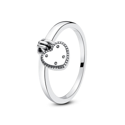 Sterling Silver Rings - 925 Silver Jewelry With Cubic Zirconia & Pave Setting - ZOOMNSTORE