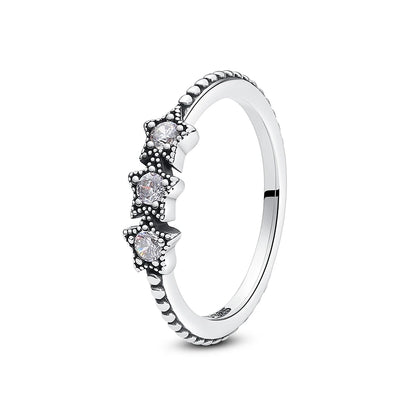 Sterling Silver Rings - 925 Silver Jewelry With Cubic Zirconia & Pave Setting - ZOOMNSTORE