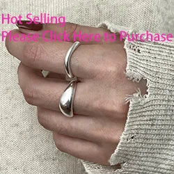 Sterling Silver Rings Adjustable Vintage Hip Hop Couples Silver Bands | Hollow Line Design - ZOOMNSTORE