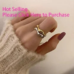 Sterling Silver Rings Adjustable Vintage Hip Hop Couples Silver Bands | Hollow Line Design - ZOOMNSTORE