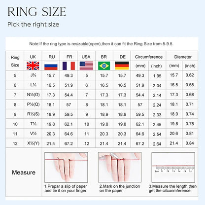 Sterling Silver Zircon Ring - Oval Stone Engagement Wedding Bands With Prong Setting - ZOOMNSTORE