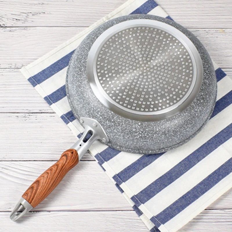 Durable Non-Stick Ceramic Wok Pan - Induction  Gas Stove Skillet for Cooking - ZOOMNSTORE