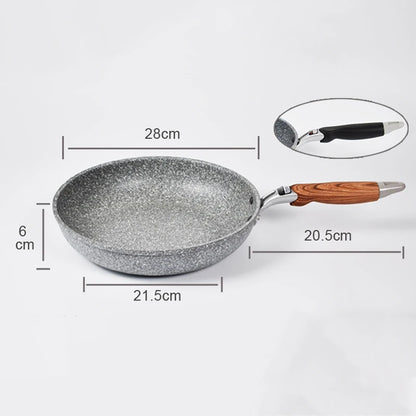 Durable Non-Stick Ceramic Wok Pan - Induction  Gas Stove Skillet for Cooking - ZOOMNSTORE