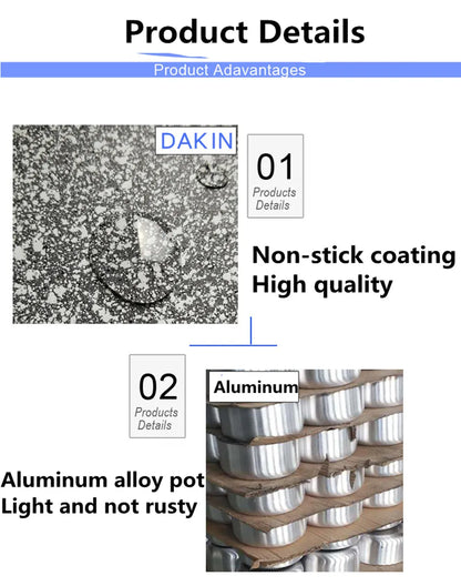 Durable Non-Stick Ceramic Wok Pan - Induction  Gas Stove Skillet for Cooking - ZOOMNSTORE