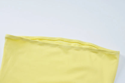 Sleeveless Ruffle Bodycon Midi Dress - Womens Solid Party Clubwear for Autumn Winter - ZOOMNSTORE