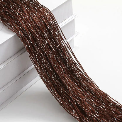 Beaded String Curtain Panels - Room Divider Fly Screen 2M x 1M - ZOOMNSTORE