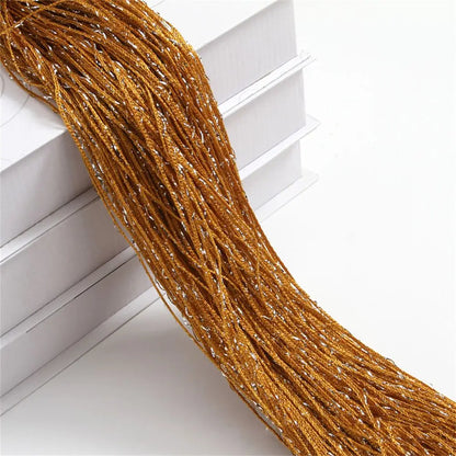 Beaded String Curtain Panels - Room Divider Fly Screen 2M x 1M - ZOOMNSTORE