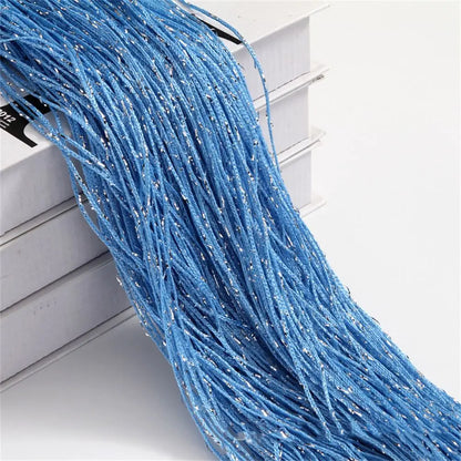 Beaded String Curtain Panels - Room Divider Fly Screen 2M x 1M - ZOOMNSTORE