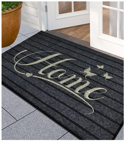 Striped Door Mat - Machine Washable Soft Absorbent Floor Carpet for Bathroom Entrance - ZOOMNSTORE