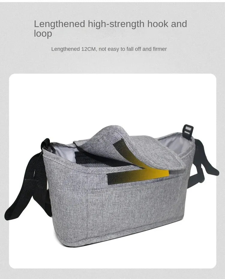 Stroller Bag Baby Diaper Mummy Bag Large Capacity Stroller Organizer Cup Holder Feeding Bottle Stroller Accessories Hanging Bag - ZOOMNSTORE