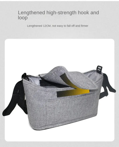 Stroller Bag Baby Diaper Mummy Bag Large Capacity Stroller Organizer Cup Holder Feeding Bottle Stroller Accessories Hanging Bag - ZOOMNSTORE