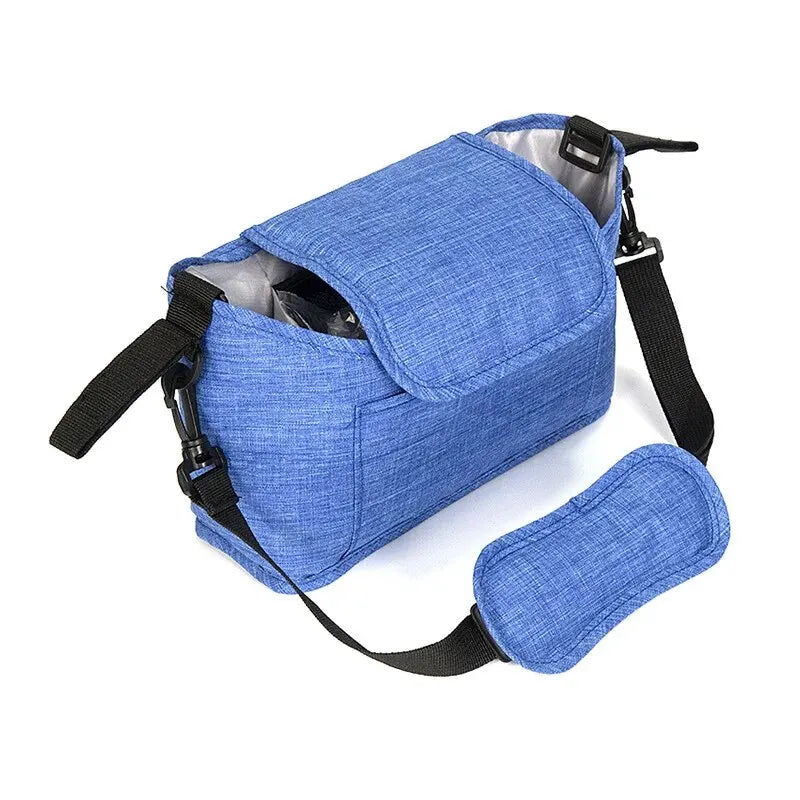 Stroller Bag Baby Diaper Mummy Bag Large Capacity Stroller Organizer Cup Holder Feeding Bottle Stroller Accessories Hanging Bag - ZOOMNSTORE