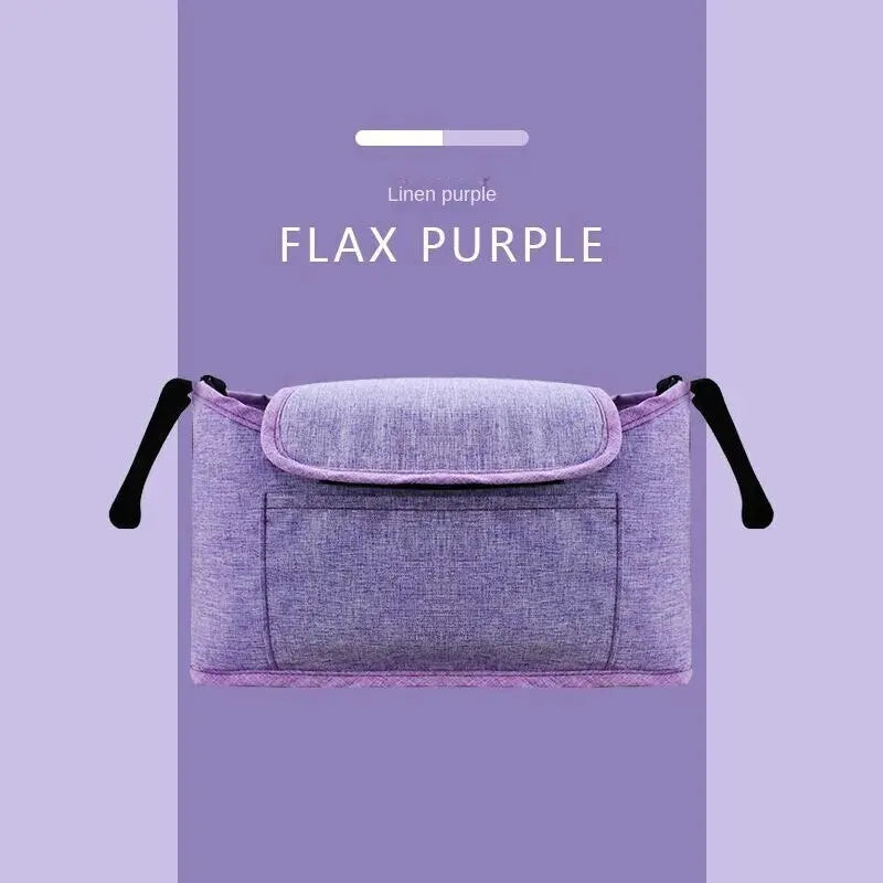 Stroller Bag Baby Diaper Mummy Bag Large Capacity Stroller Organizer Cup Holder Feeding Bottle Stroller Accessories Hanging Bag - ZOOMNSTORE