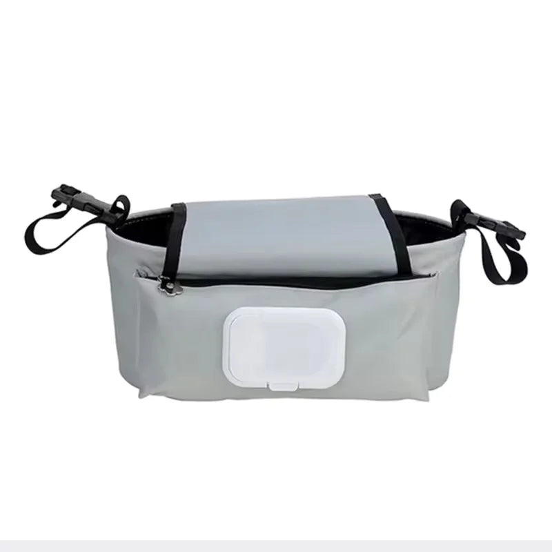 Stroller Bag Baby Diaper Mummy Bag Large Capacity Stroller Organizer Cup Holder Feeding Bottle Stroller Accessories Hanging Bag - ZOOMNSTORE