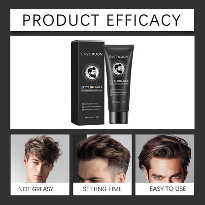 Strong Hold Hair Styling Gel - Professional Molding  Shine Control - ZOOMNSTORE