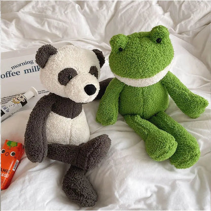 Cute Stuffed Animal Toy - 35cm Bunny Frog Elephant Panda for Babies and Kids - ZOOMNSTORE