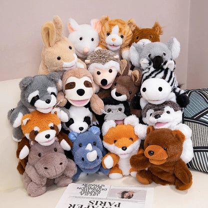 Stuffed Plush Animal Puppets - 30 Cute Educational Toys for Kids - ZOOMNSTORE