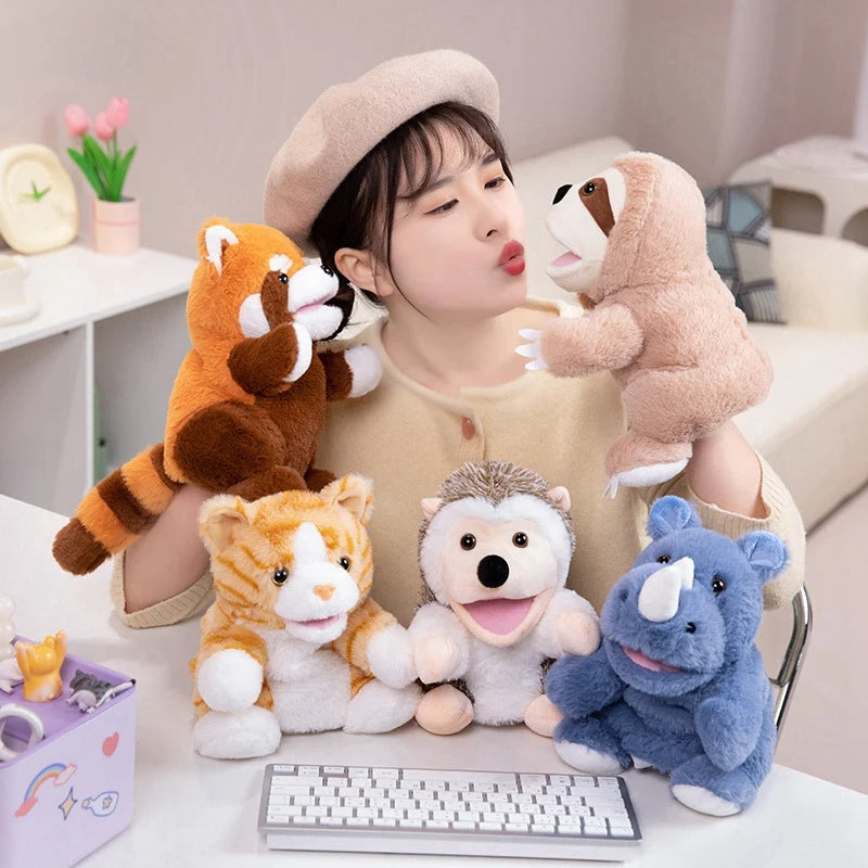 Stuffed Plush Animal Puppets - 30 Cute Educational Toys for Kids - ZOOMNSTORE