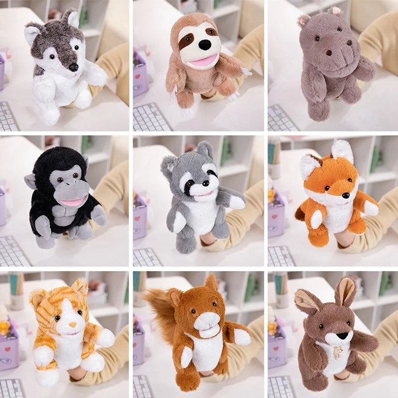 Stuffed Plush Animal Puppets - 30 Cute Educational Toys for Kids - ZOOMNSTORE