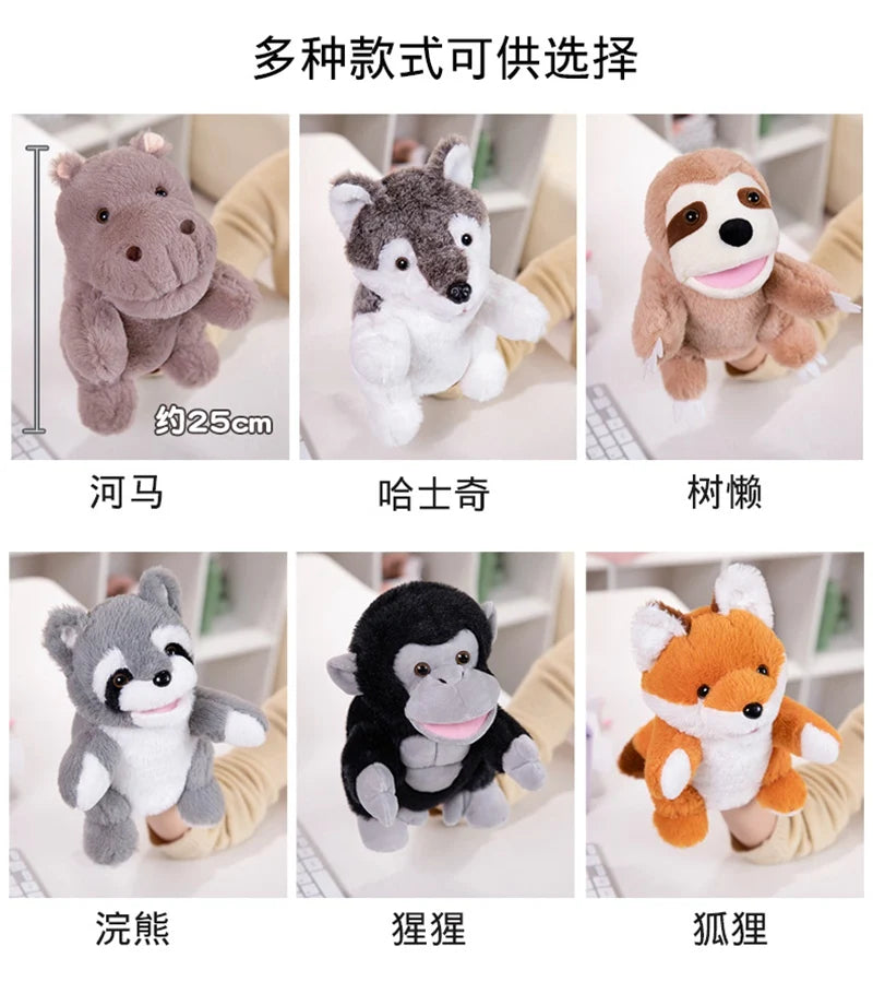Stuffed Plush Animal Puppets - 30 Cute Educational Toys for Kids - ZOOMNSTORE