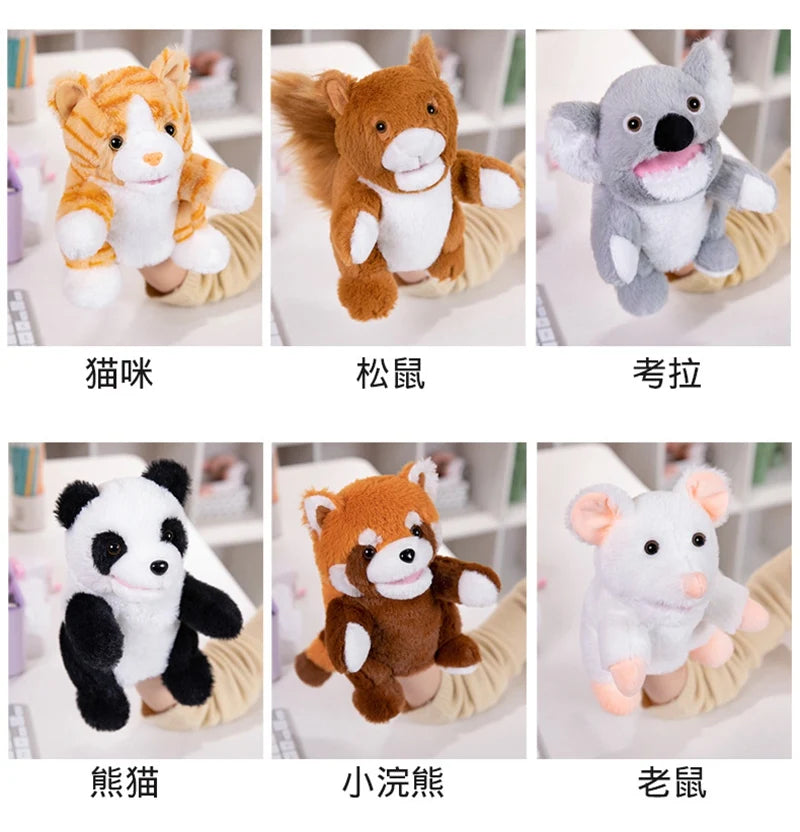 Stuffed Plush Animal Puppets - 30 Cute Educational Toys for Kids - ZOOMNSTORE