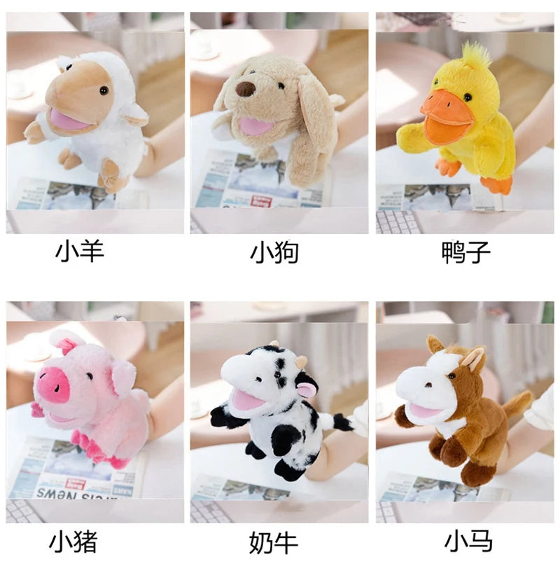 Stuffed Plush Animal Puppets - 30 Cute Educational Toys for Kids - ZOOMNSTORE