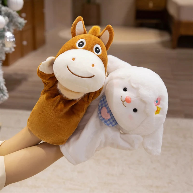 Kawaii Plush Animal Puppets - Educational Stuffed Toys for Kids - ZOOMNSTORE