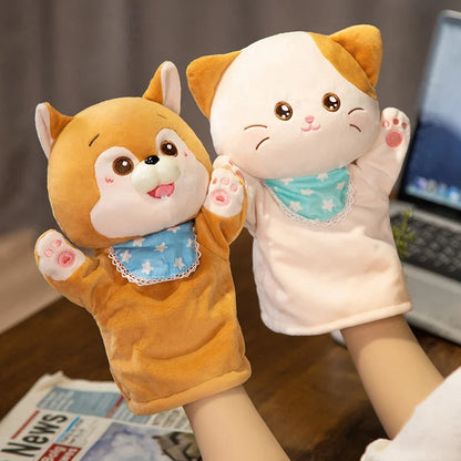 Kawaii Plush Animal Puppets - Educational Stuffed Toys for Kids - ZOOMNSTORE