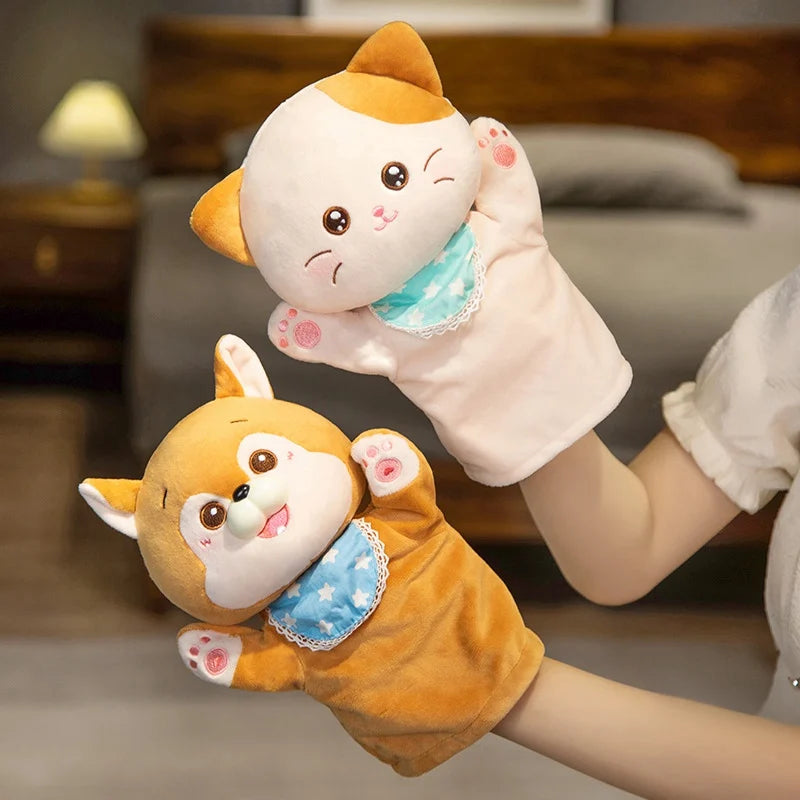 Kawaii Plush Animal Puppets - Educational Stuffed Toys for Kids - ZOOMNSTORE