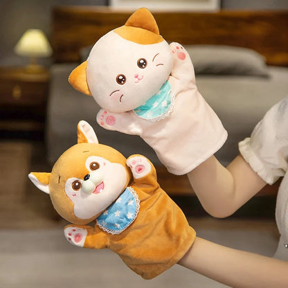 Kawaii Plush Animal Puppets - Educational Stuffed Toys for Kids - ZOOMNSTORE