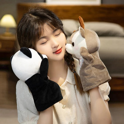 Kawaii Plush Animal Puppets - Educational Stuffed Toys for Kids - ZOOMNSTORE