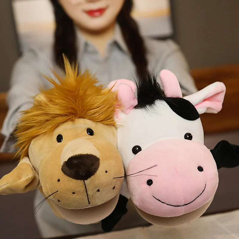 Kawaii Stuffed Animal Puppets - Educational Plush Toys for Kids - ZOOMNSTORE