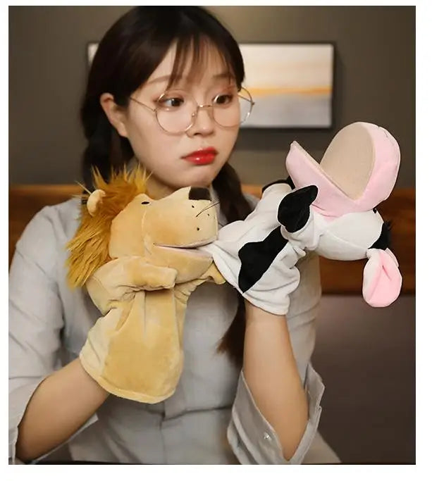 Kawaii Stuffed Animal Puppets - Educational Plush Toys for Kids - ZOOMNSTORE