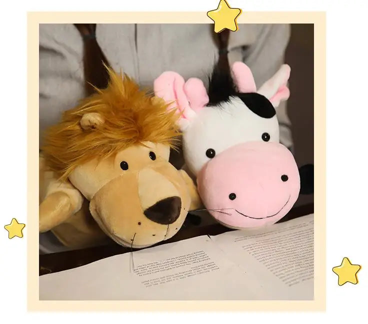 Kawaii Stuffed Animal Puppets - Educational Plush Toys for Kids - ZOOMNSTORE