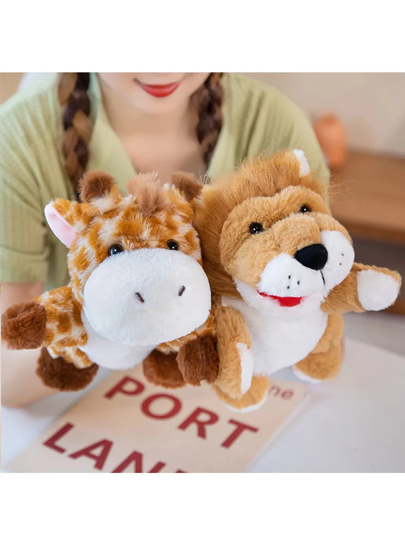 Kawaii Stuffed Plush Animal Puppets - Educational Baby Toys for Kids - ZOOMNSTORE