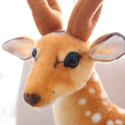 Plush Sika Deer Toy - Stuffed Animal Doll for Kids Teaching Prop Birthday Gift - ZOOMNSTORE