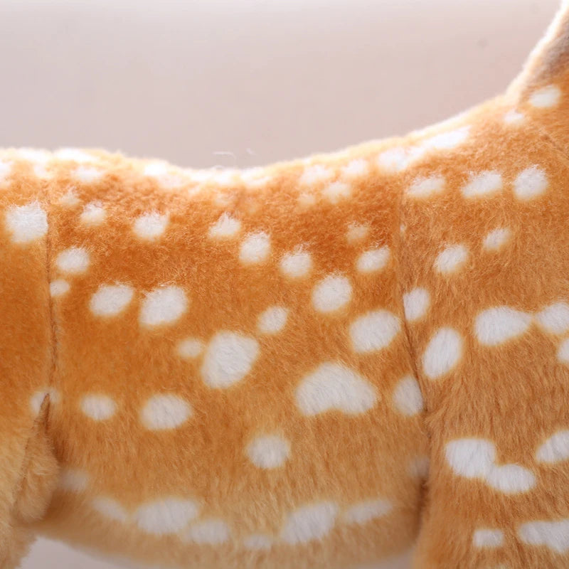 Plush Sika Deer Toy - Stuffed Animal Doll for Kids Teaching Prop Birthday Gift - ZOOMNSTORE