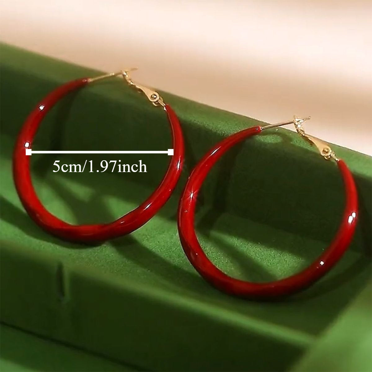 Stylish Full C Hoop Earrings - High-End Large Slimming Design for Square Faces - ZOOMNSTORE