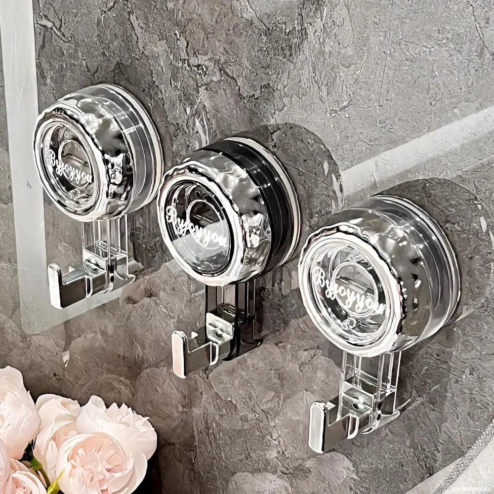 Heavy Duty Suction Cup Hooks - Reusable Traceless Shower and Clothes Hooks - ZOOMNSTORE