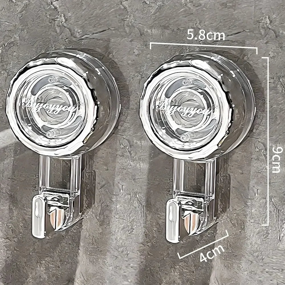 Heavy Duty Suction Cup Hooks - Reusable Traceless Shower and Clothes Hooks - ZOOMNSTORE