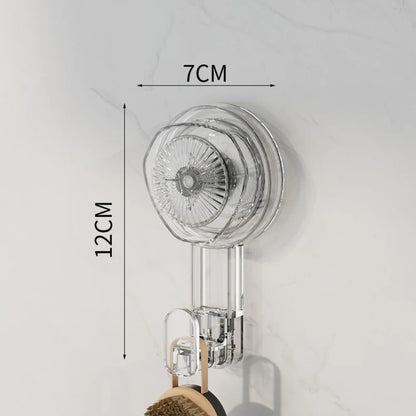 Heavy Duty Suction Cup Hooks - Reusable Traceless Shower and Clothes Hooks - ZOOMNSTORE