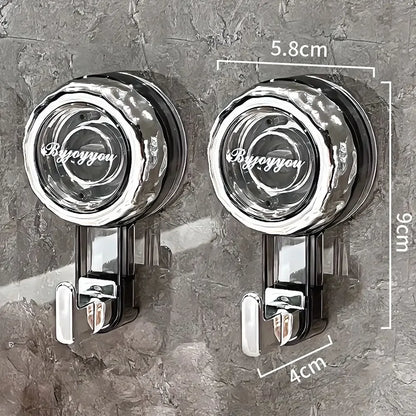 Heavy Duty Suction Cup Hooks - Reusable Traceless Shower and Clothes Hooks - ZOOMNSTORE