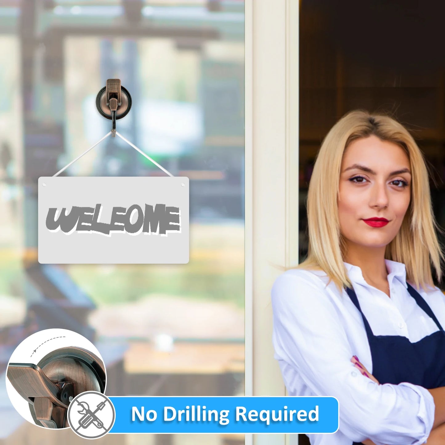 Heavy Duty Suction Cup Hooks - Super Suction Shower  Kitchen Hooks 2 Pcs - ZOOMNSTORE